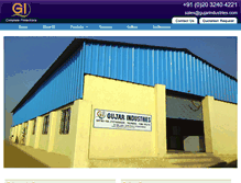 Tablet Screenshot of gujarindustries.com